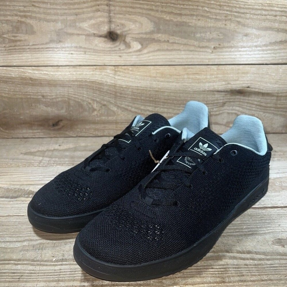 NEW: SZ 11: Adidas Lucas Puig Skateboard Prime Blue Knit Sneakers Black HP9749